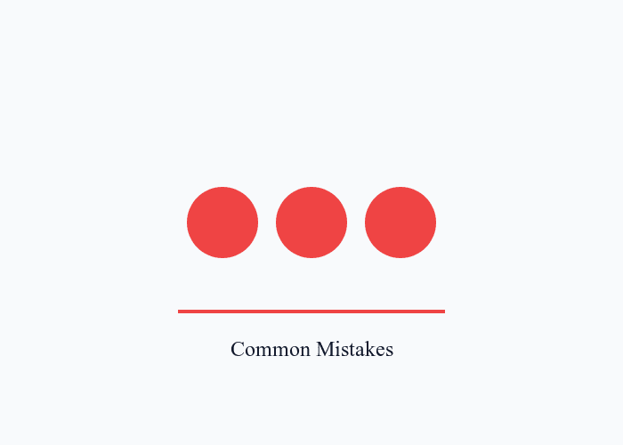 Common Job Search Mistakes